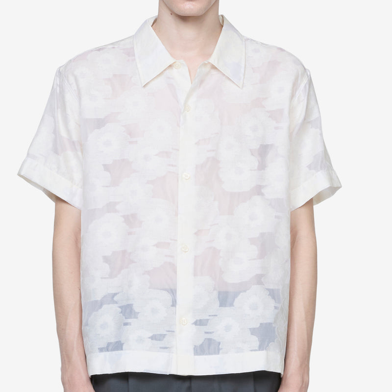 Holiday Shirt Floral Silk Shirts
