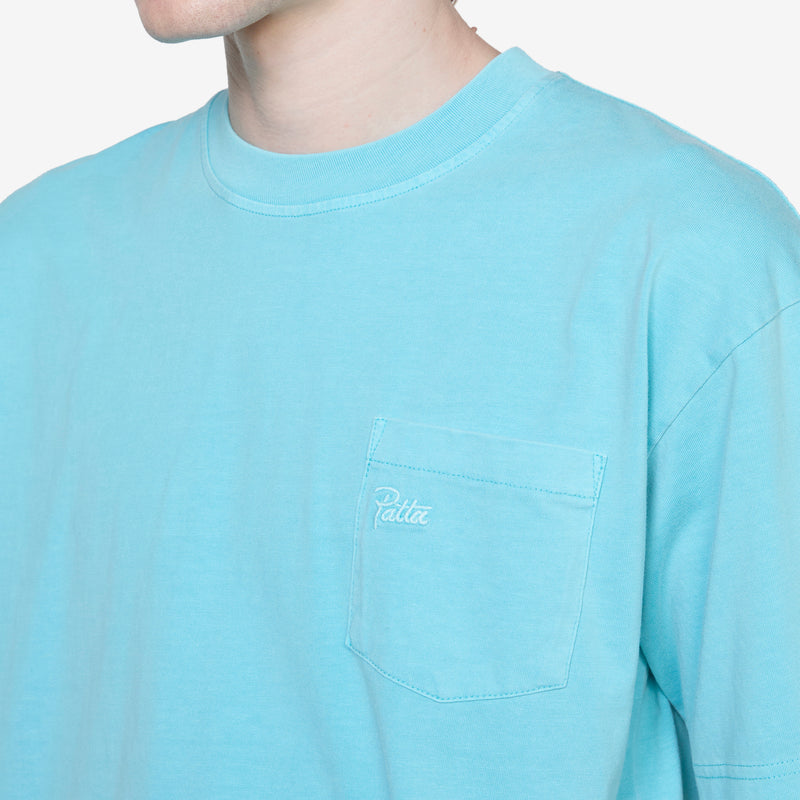 Basic Pocket T-Shirt Blue Radiance