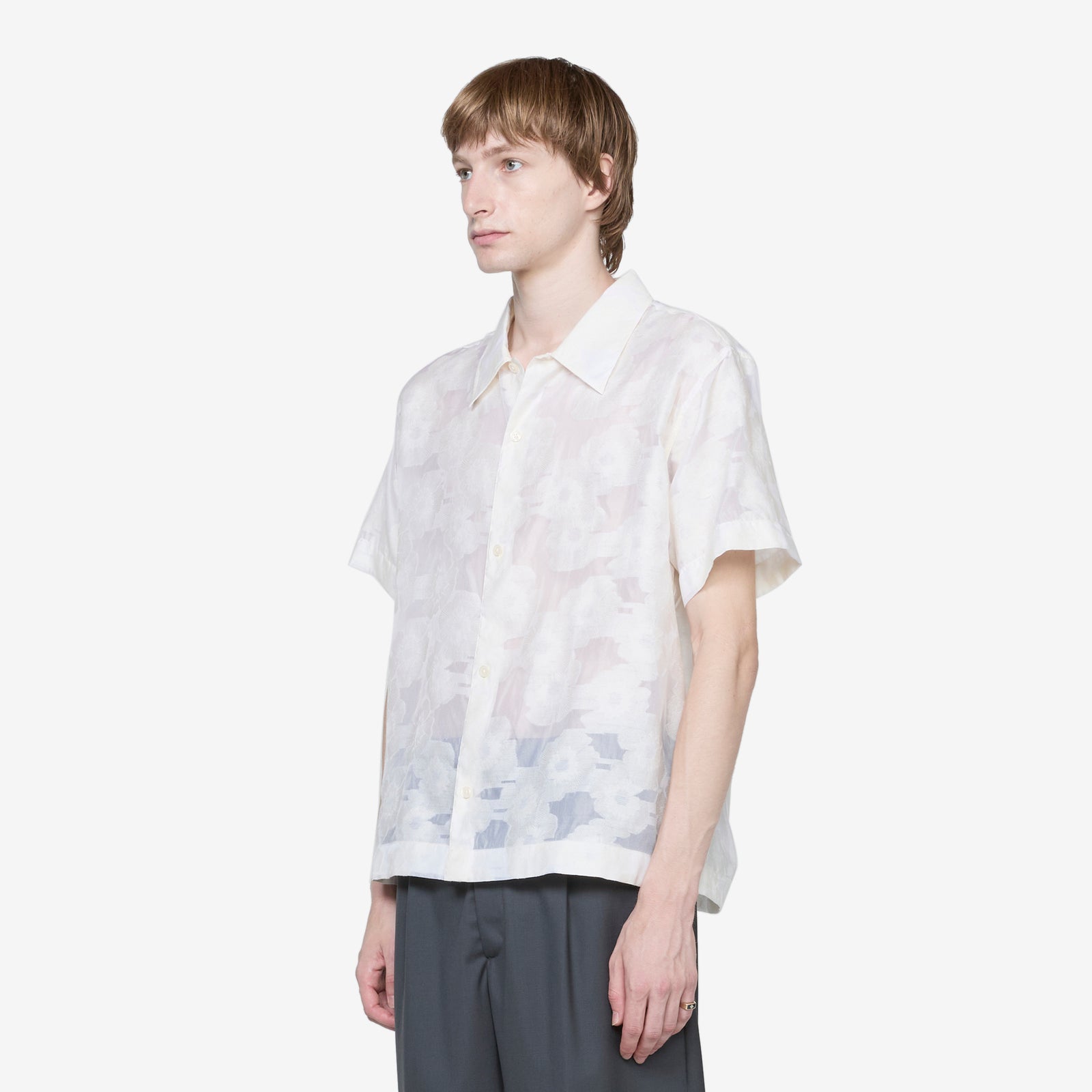 Holiday Shirt Floral Silk – Above The Clouds