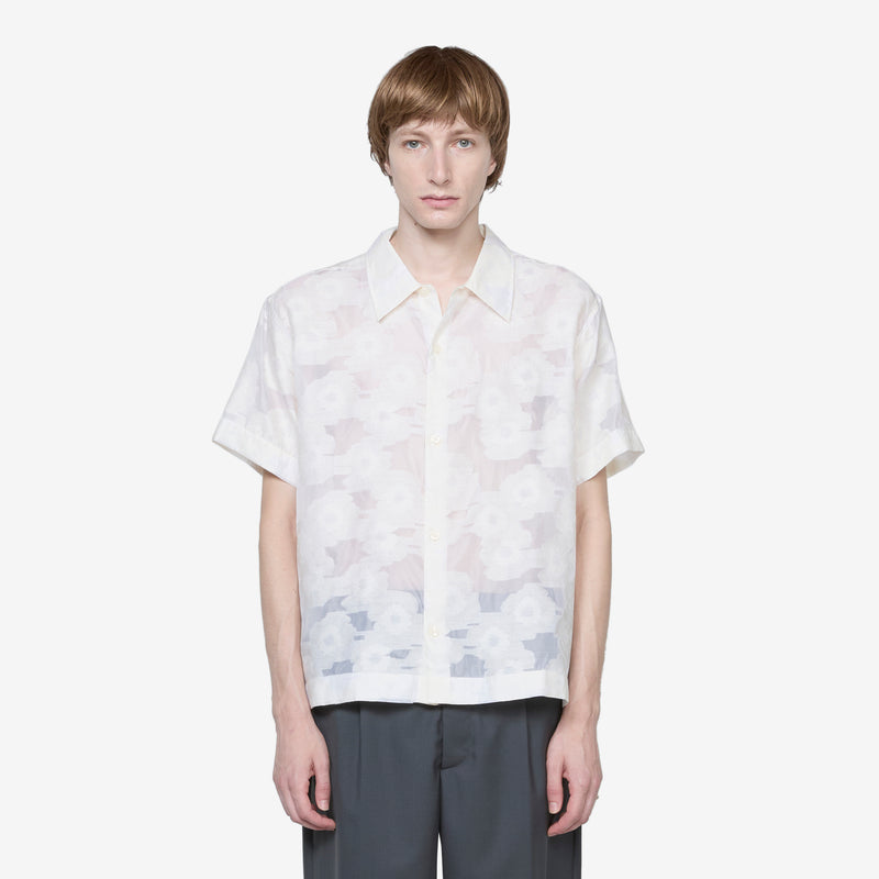 Holiday Shirt Floral Silk