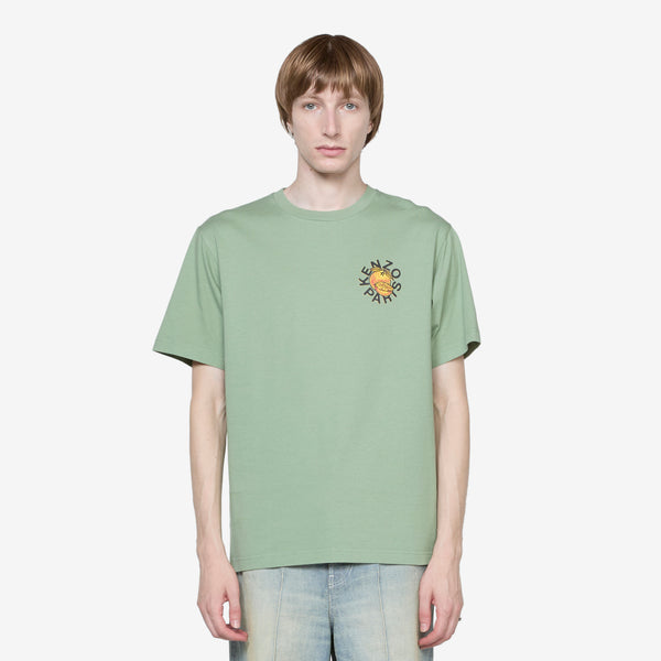 'KENZO Orange' Classic T-Shirt Almond Green