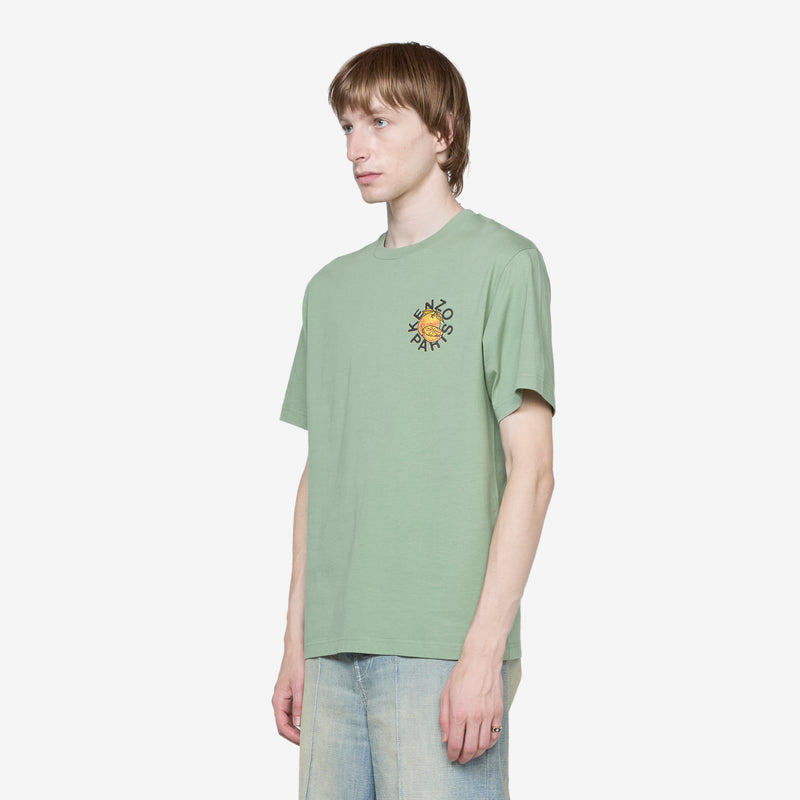 'KENZO Orange' Classic T-Shirt Almond Green
