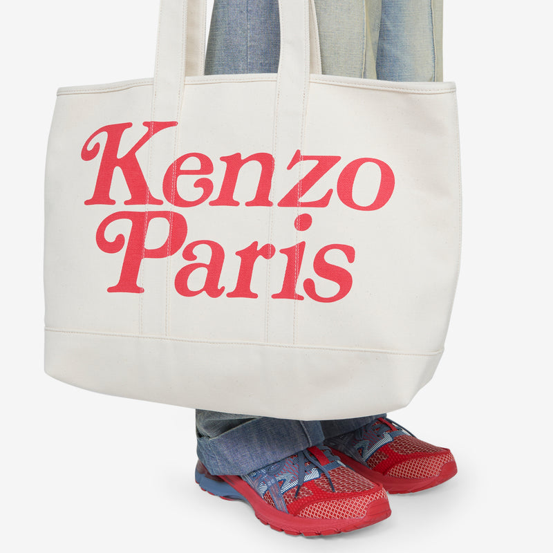 'KENZO Utility' Large Tote Bag Ecru