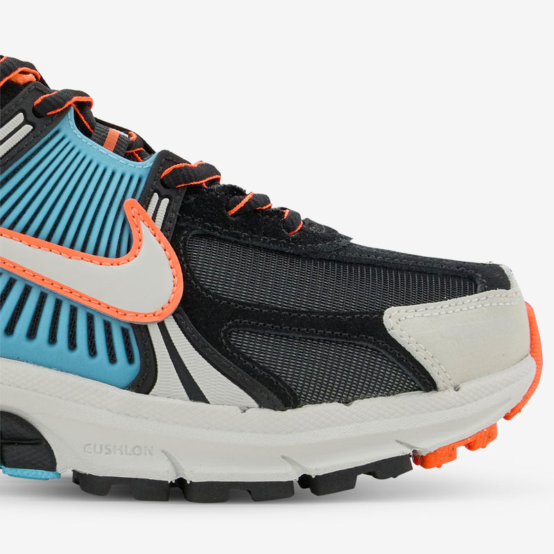 Women's Zoom Vomero 5 Premium Black | Light Bone | Blue Gaze | Total Orange Footwear