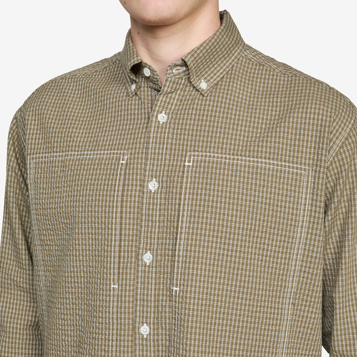Grant Shirt Green Check