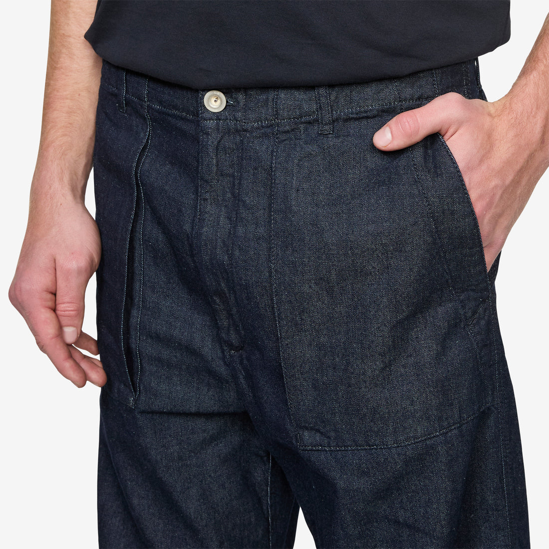 3/1 Denim Loose Pants Denim Pants