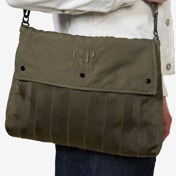 Herringbone Shoulder Bag Ivy Green
