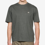 20/1 Jersey Plated Logo T-Shirt Gunmetal