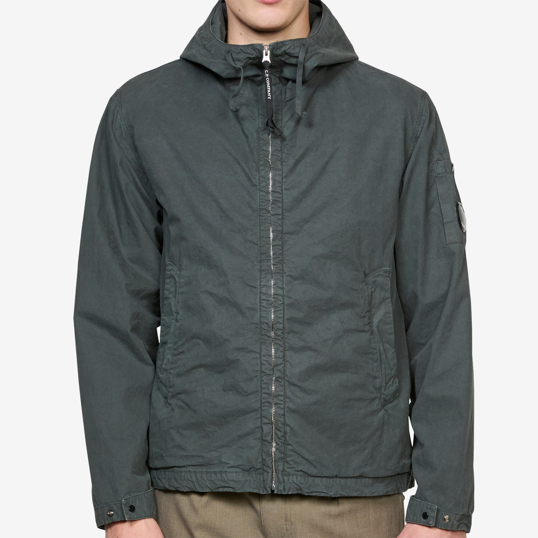 Micro-Reps Hooded Lens Jacket Gunmetal Jumpers