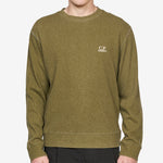 Heavy Jersey Plated Crewneck Sweatshirt Dried Herb