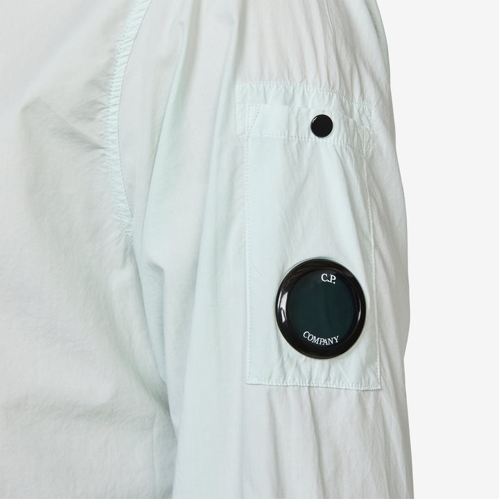 Popeline Longsleeve Lens Button Shirt Misty Blue