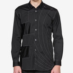 Geometric Shirt Black