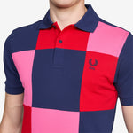Fred Perry x Square Patchwork Polo Navy | Mix