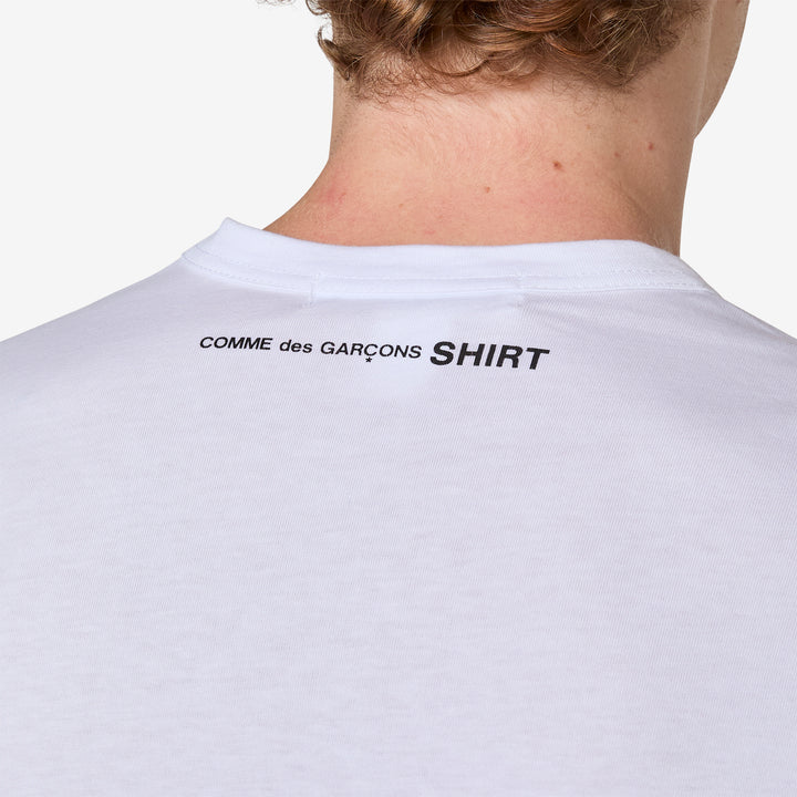 Neck Logo T-Shirt White