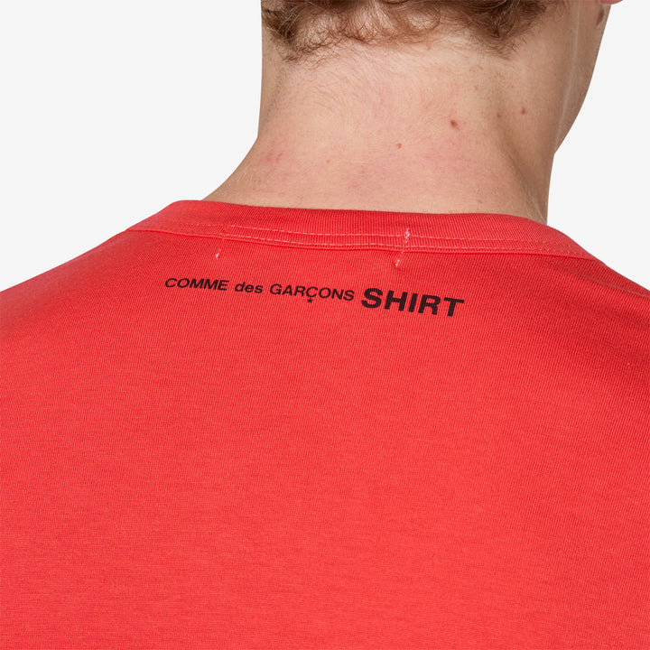 Neck Logo T-Shirt Red