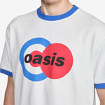 OASIS 1996 Ringer Shirt White