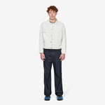 Bull Denim Zip Jacket Gauze White
