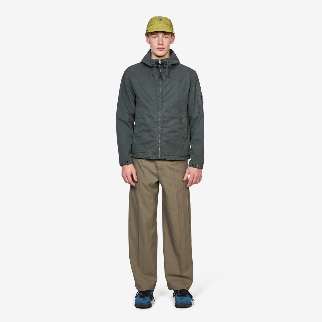 Micro-Reps Hooded Lens Jacket Gunmetal Jumpers