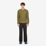 Heavy Jersey Plated Crewneck Sweatshirt Dried Herb