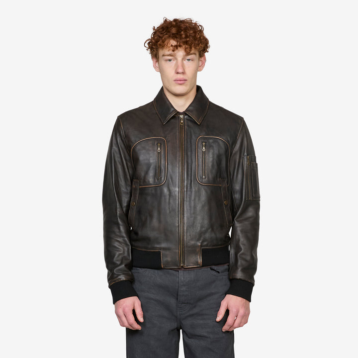 Pepe Jacket Umber Front