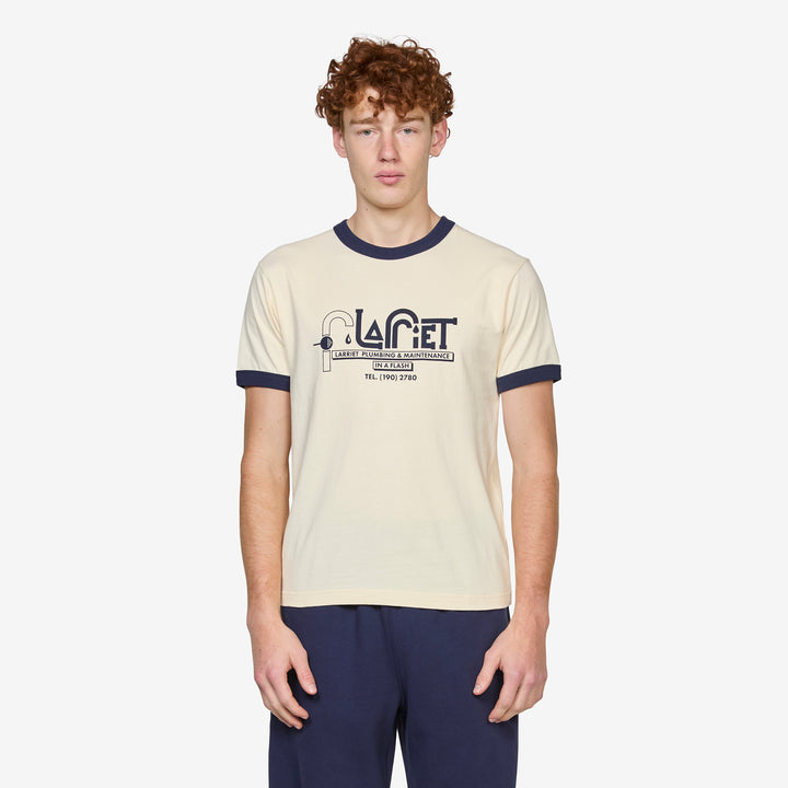 Plumbing T-Shirt Natural Front