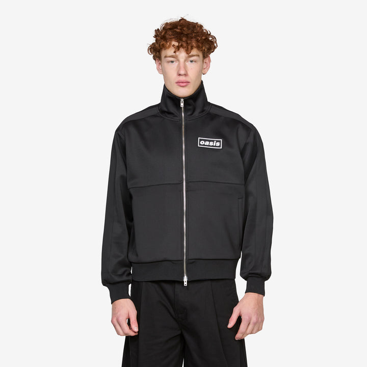 OASIS Forever Track Jacket Black Front