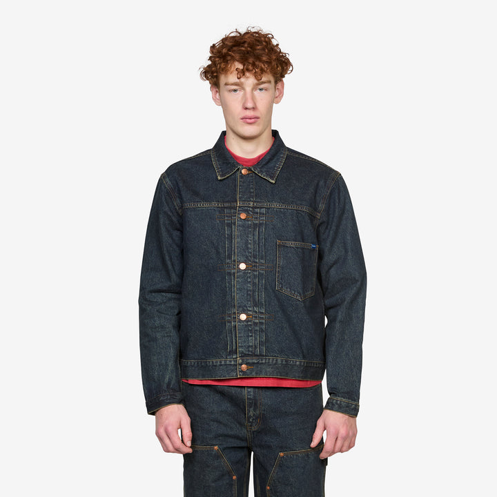 Danijel Jacket Dirty Indigo - 1 Front