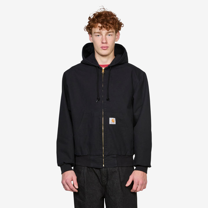 OG Active Jacket Black Rinsed Front