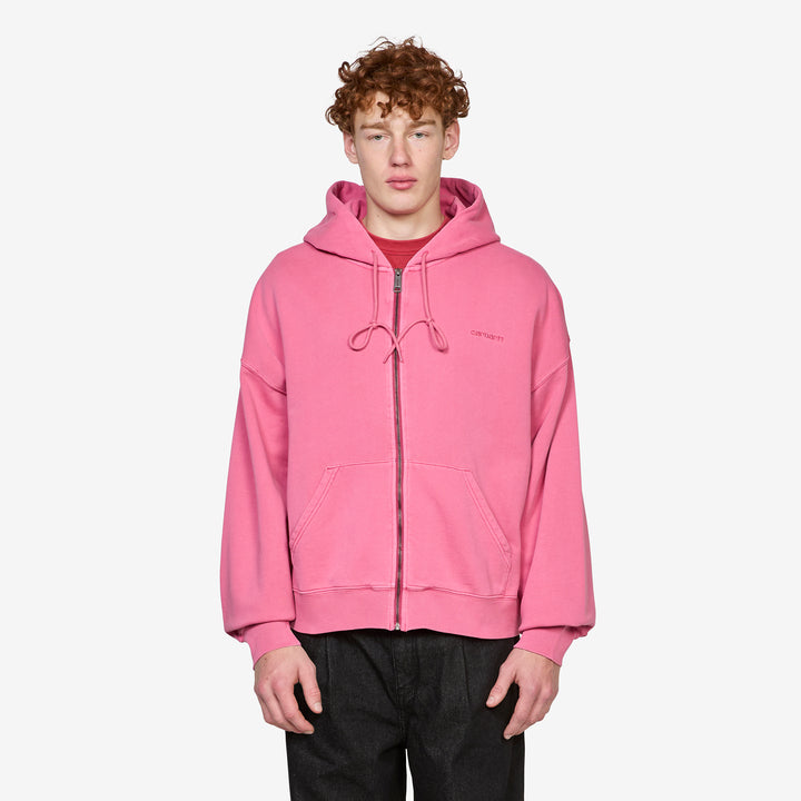 Hooded Benton Sweat Jacket Primrose Front