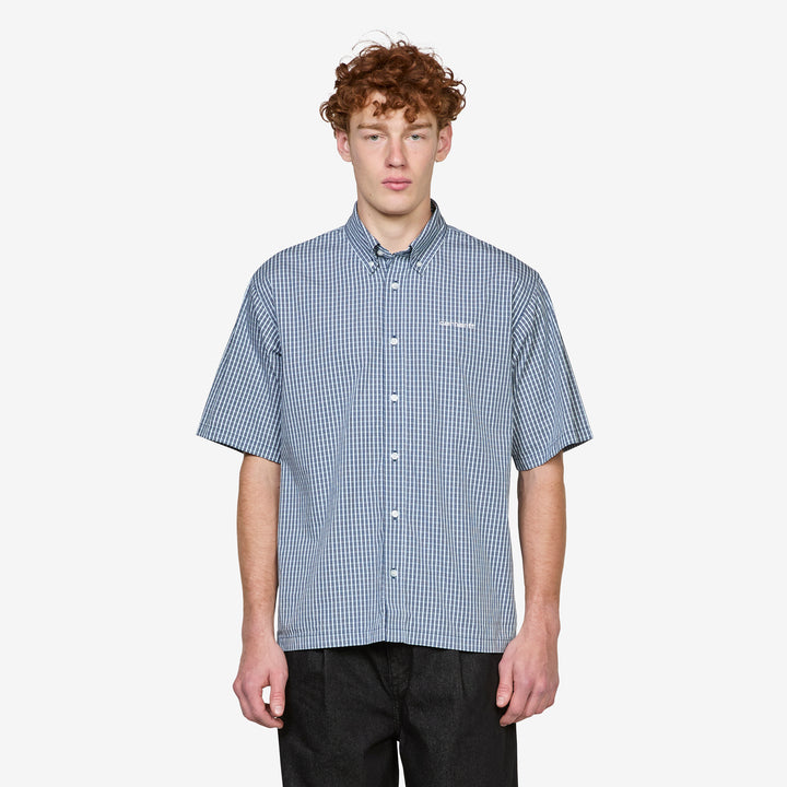Groff Shirt Groff Check  | Blue River Front