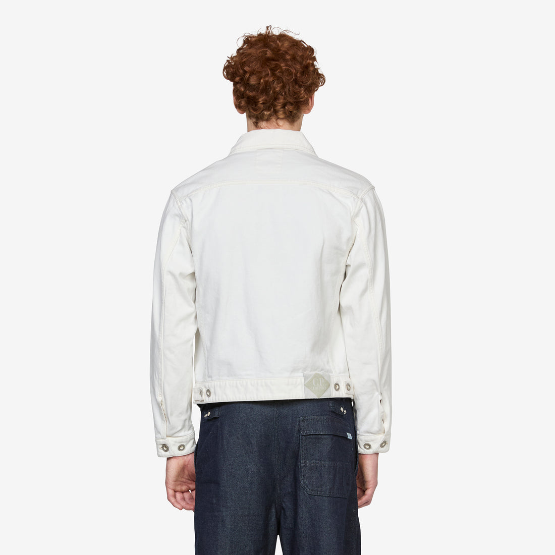 Bull Denim Zip Jacket Gauze White Jackets