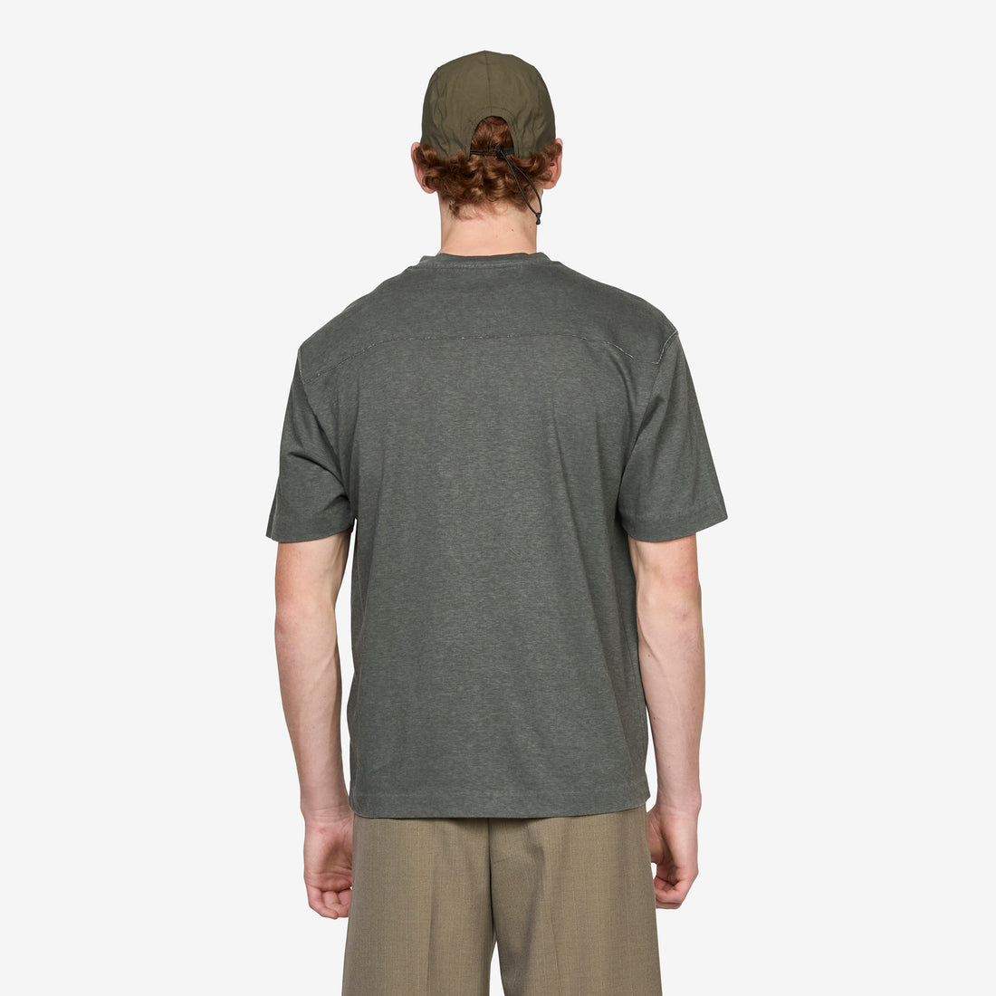 20/1 Jersey Plated Logo T-Shirt Gunmetal Tees