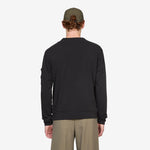 Malfilè Fleece Lens Crewneck Sweatshirt Black