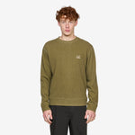 Heavy Jersey Plated Crewneck Sweatshirt Dried Herb