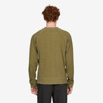Heavy Jersey Plated Crewneck Sweatshirt Dried Herb