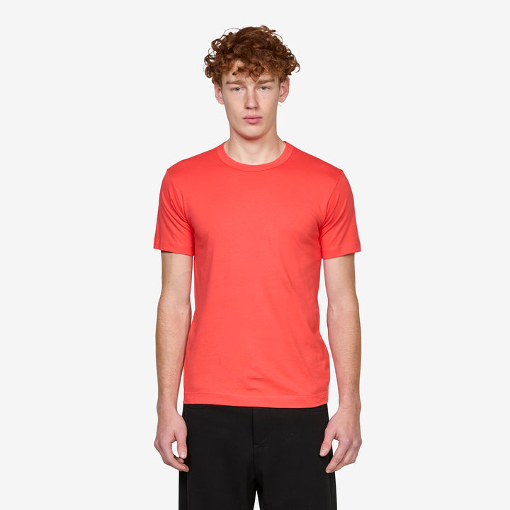 Neck Logo T-Shirt Red Front