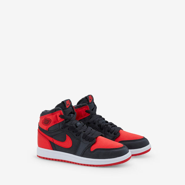Pre-School Jordan 1 Retro High OG Black | University Red | White