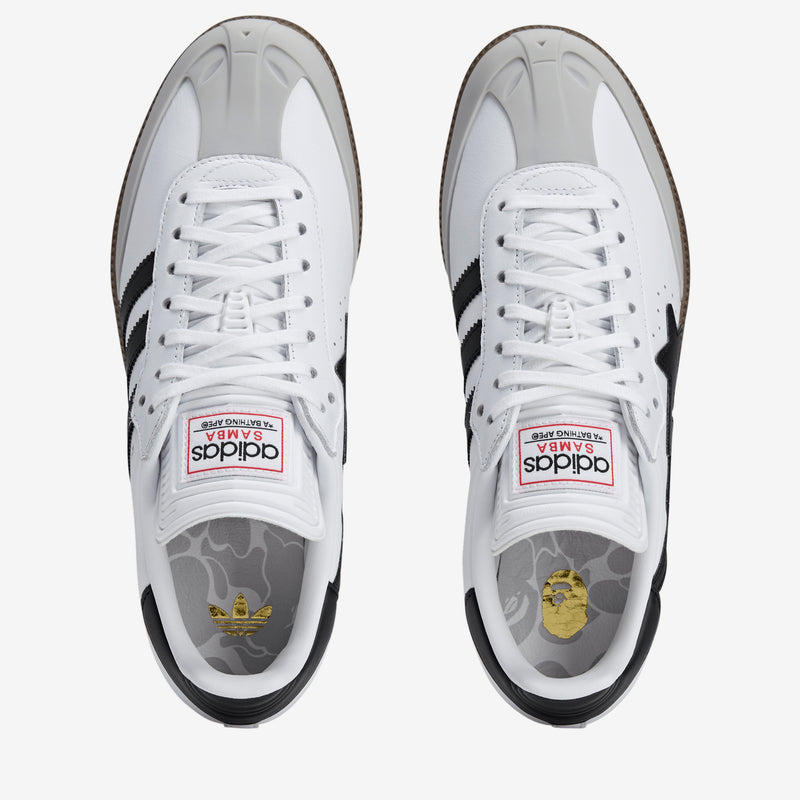 BAPE x Samba Cloud White | Core Black | Gum Footwear