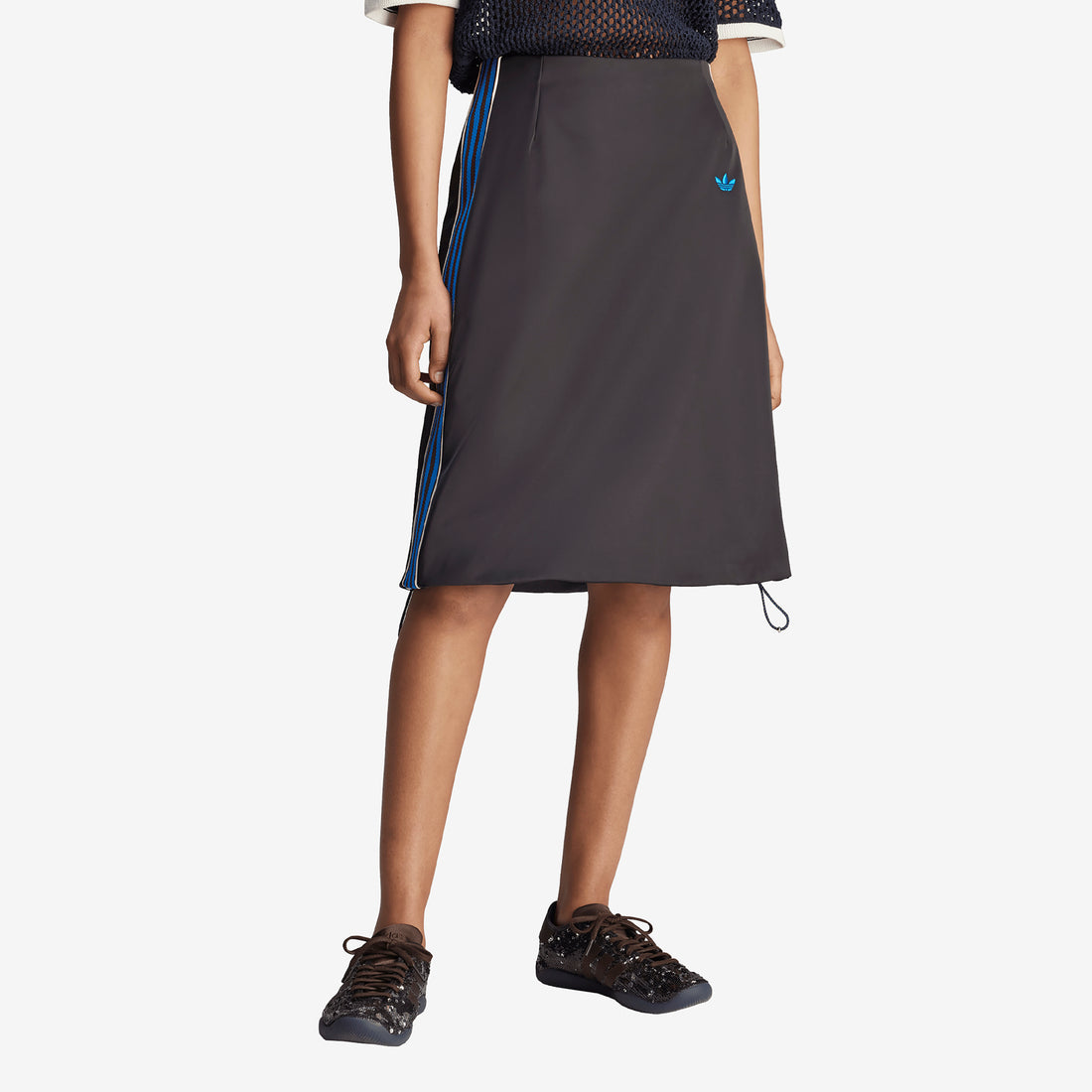 Wales Bonner x Women's Satin Skirt Black Shorts