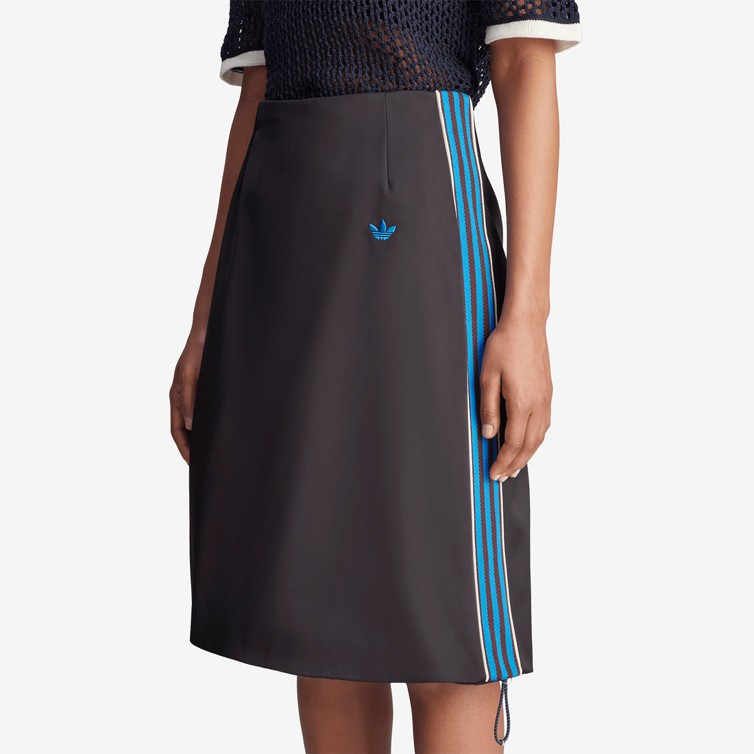 Wales Bonner x Women's Satin Skirt Black Shorts