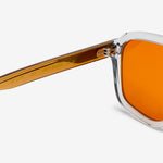 Jet Grey Smoke | Orange Solid Lens