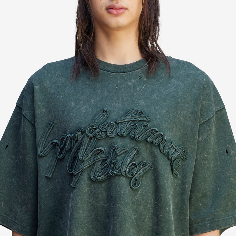 Song for the Mute x Washed T-Shirt Shadow Green Tees