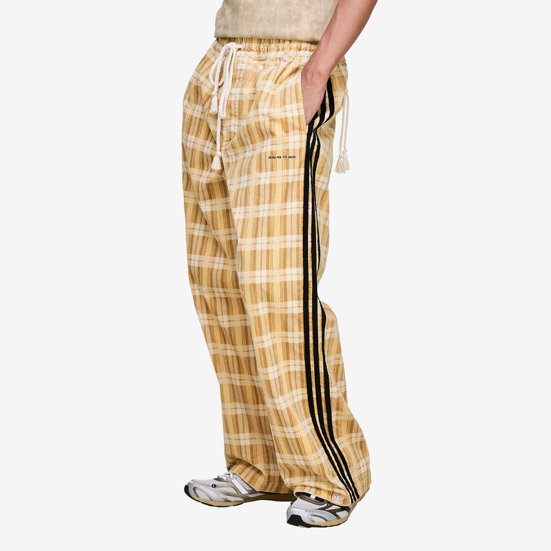 Song for the Mute x ADI006 Plaid Pant Wonder White Pants