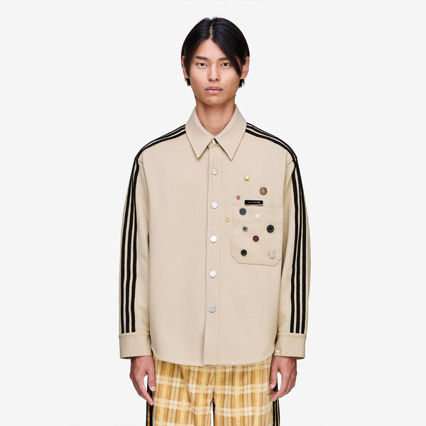 Song for the Mute x ADI006 Shirt Jacket Stone Khaki Jackets