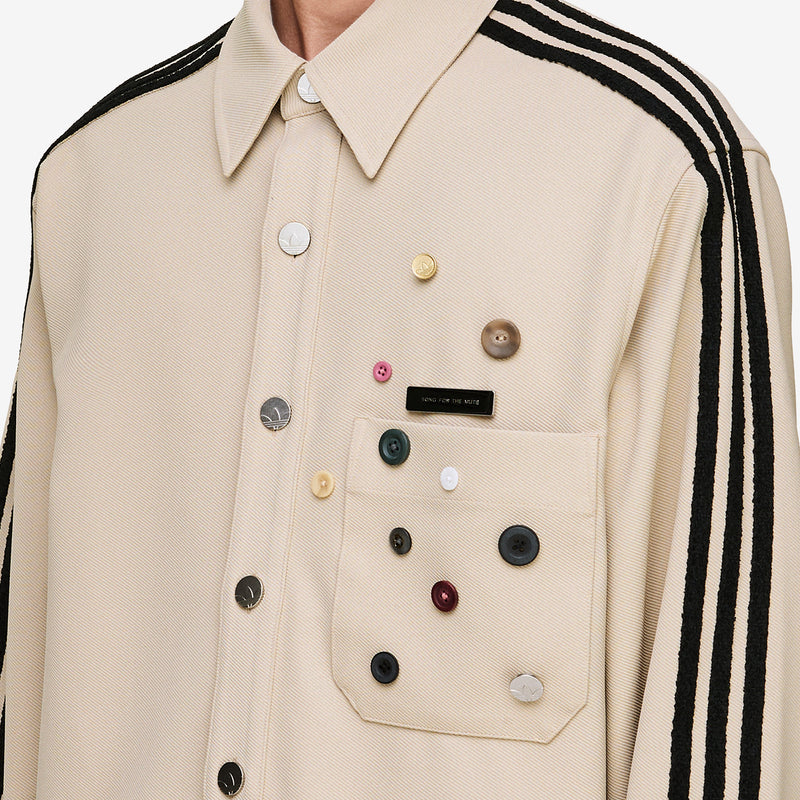 Song for the Mute x ADI006 Shirt Jacket Stone Khaki Jackets
