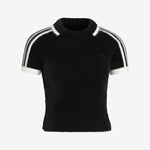Women's Knitted Cali T-Shirt Black