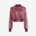 Pleather Jacket Maroon