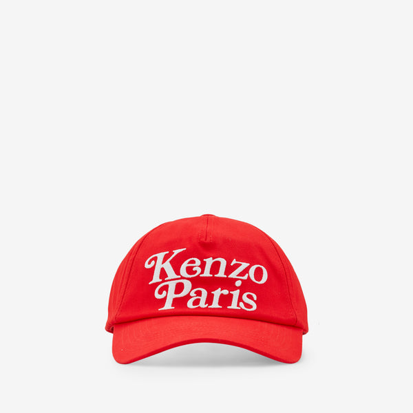 'KENZO Utility' Cotton Cap Medium Red