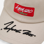 'KENZO x Futura 2000' Embroidered Cap Beige