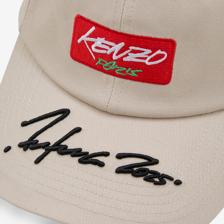 'KENZO x Futura 2000' Embroidered Cap Beige